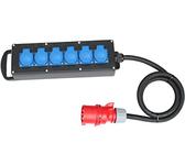 CEE Stromverteiler 16A/400V auf 6x230V